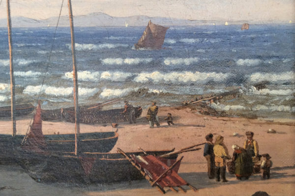 Coastal Scene byChristian Frederik Emil Eckardt (1832-1914)