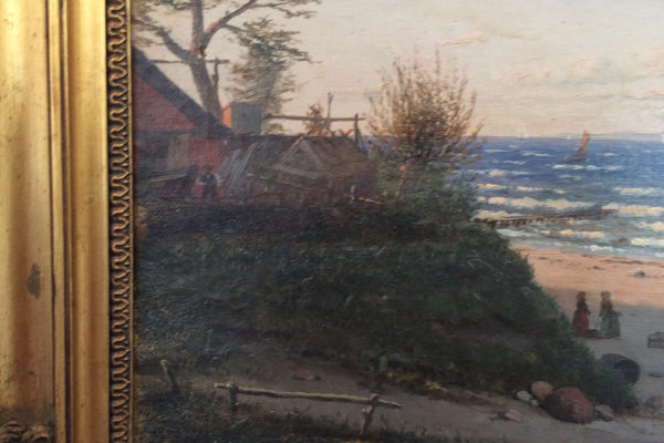 Coastal Scene byChristian Frederik Emil Eckardt (1832-1914)